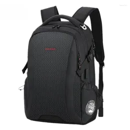 Backpack 2024 Men's For 17.3 Inch Laptop Diamond Print Fashion Business Travel Waterproof Multi-Function