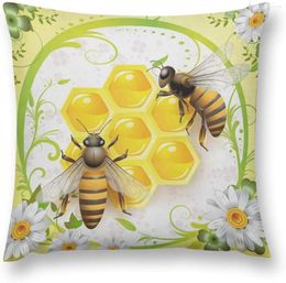 Pillow Honeycomb Printed Pillowcase Luxury Home Decoration Cover