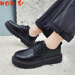 Walking Shoes Men Leather Casual Fashion Moccasins Unisex Business Men's British Driving Boots