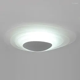 Ceiling Lights Modern LED Ice Layer D45/D60cm Fixture Home Indoor Lighting Bedroom Foyer Living Room Acrylic Lamps