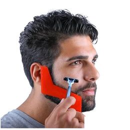 Hair Accessories Mens Beard Combs Trimmers Plastic Men Sha Styling Comb Beauty Tool For Trim Templates Rer Drop Delivery Products Dhcld