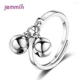 Cluster Rings Statement Open Size Good Luck Thai Silver Ring 925 Sterling Link Chain Adjustable Finger Jewellery For Women