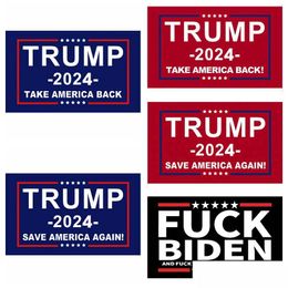 Banner Flags Trump Flag 2024 Election Donald Save America Again 150X90Cm 5 Styles Zzc2984 Drop Delivery Home Garden Festive Party Sup Dhnde