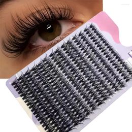 False Eyelashes 80D Faux Mink 280pcs Lash Clusters 0.07mm D Curl 9-16mm Mixed Natural 3D Volume Eye Lashes Extension Individual