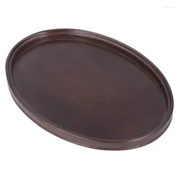 Tea Trays Oval Food Tray Decorative Bamboo Elegant For Home