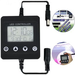 Aquarium Dimming System Fish Tank LED Light Timer Full Spectrum Lighting Dimmer Controller Accessories 240321