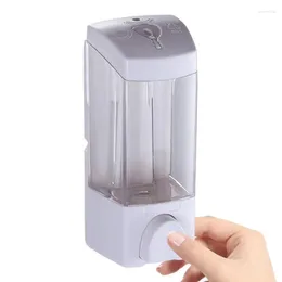 Liquid Soap Dispenser Wall Bathroom Mounted Hand Dish Lotion Sanitizers Manual Pump For Kitchen