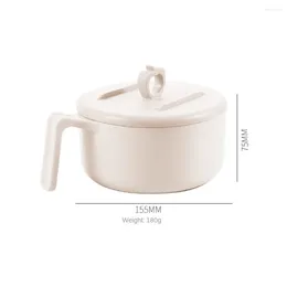 Bowls Wheat Straw Lunch Box Noodle Bowl Student Dormitory Can Be Drained Mixing Kitchen Accessories Tableware