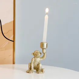 Candle Holders 1pc Creative Monkey Style Candlestick Simple Wedding Decoration Bar Party Living Room Home