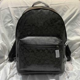 Designer womens handbag New Cowhide Mens Backpack Family Old Flower Big Combination Leather Business Travel Bag