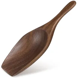 Coffee Scoops Bean Wood Tablespoon Spoons Small Simple Wooden Classical Teaspoon