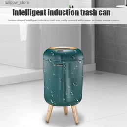 Waste Bins 9.5L/10L Trash Can Non-slip Footbed Automatic Sensor Wastebasket Electric Garbage Bin for Kitchen/Bedroom/Living Room/Office L46