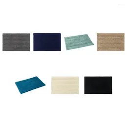 Bath Mats Absorbent Mat Strong Water Absorption Quick-drying Safe Anti-slid Bottom Polyester Chenille