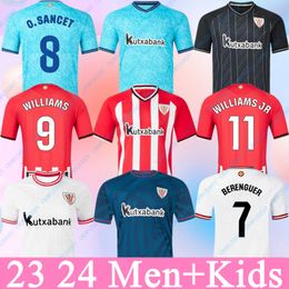2024 Club Soccer Jerseys Berenguer 23 24 Muniain Athletic Bilbao Home Away Williams Football Shirt Raul Garcia Villalibre Jersey Sancet