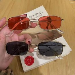 Sunglasses Frames Candy Colour Vintege Metal Cat Eye UV Protection Retro Ladies Glasses Classic Trend Travel Eyewear