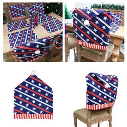 Chair Covers 1 PCS Independence Day American Flag Dining Patriotic Couch Filler Stuffing Wheelchair Air Cushion