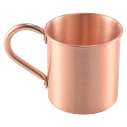 Baking Moulds Pure Copper Moscow Mule Mug Solid Smooth Without Inside Liner For Cocktail Coffee Beer Milk Water Cup Home Bar Drinkware Cool