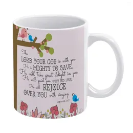 Mugs Bible Verse Phone Wallets White Mug Custom Printed Funny Tea Cup Gift Personalised Coffee Verses Tablet Cases Skins Bi