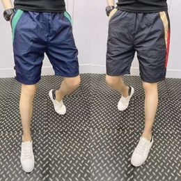 Shorts for Men's Summer Ice Thin Quick Drying Sports American Trendy Brand Large Casual Basketball Beach