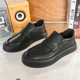 Casual Shoes Natural Leather Men's Spring Autumn Fashion Trend Comfortable High Quality Thick Bottom Outdoor Brogues Men