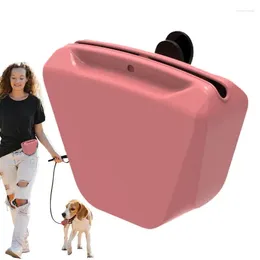 Dog Carrier Silicone Treat Pouch Training Portable Travel Walking Bag With Pet Clicker For And Cat