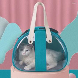 Cat Carriers Backpack Carrier Pet Bag Travel Transport Transparent Space Handbag Foldable Portable