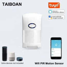 Detector TAIBOAN Smart Tuya PIR Motion Sensor WIFI Infrared Detector Human Body Sensor Alarm APP Control Wireless Home Security System