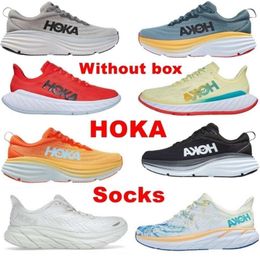 One Hokah Clifton 8 Athletic Hokahs Shoes Running Shoes Bondi 8 Carbon x 2 Sneakers Shock Absorbing Road Fashion Mens Womens Top Designer Women Men Size 36-45