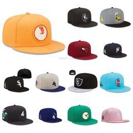 Designer Baseball Flat sun hat All Team unisex Embroidery Football Caps Outdoor Sports flex Hip Hop Fitted Beanies Mesh cap Adult Snapbacks hats