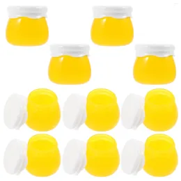 Storage Bottles 10 Pcs Bottle Body Butter Containers Refillable Face Cream Cosmetics Acrylic Travel Small Jars