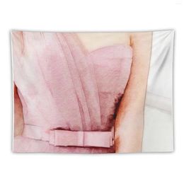 Tapestries Pink Dress Couture Tapestry Room Decorating Decorations Aesthetic Wall Decoration Items Home