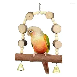 Other Bird Supplies Parrot Swing Perches Chewing Toys For Conures Cockatiels Budgies And Parrots Cage Accessories