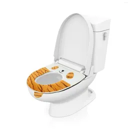 Toilet Seat Covers Cushion Bathroom Lid Cover Home-use Mat Full Surround Universal Pad Household