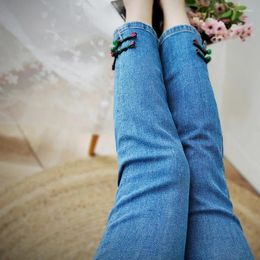 Women's Jeans Thin Leggings 7-point Pants 8-point Woman