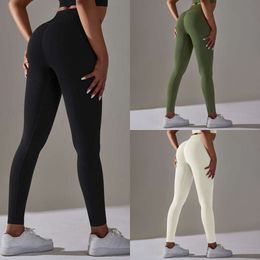 Lu Align Pants Align Pant Outfit High Waisted Gym Leggings Sport Women Fitness Seamless Female Legging Tummy Running Training Tights Jogger Gry Lemon Woman Lady