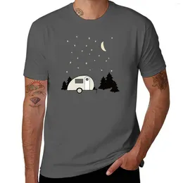 Men's Tank Tops Teardrop Camper Under The Stars T-Shirt Customised T Shirts For A Boy Fitted Men