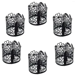 Candle Holders 50 Pcs Light Paper Wrap Dust-proof Lamp Cover Cylindrical Lampshades Electric Tea Lights Black Enclosures Electronic