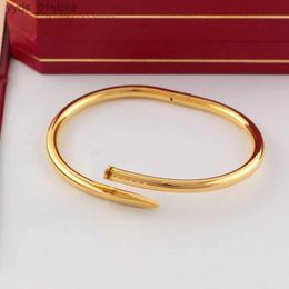 Charm Bracelets Gold Designer Bangles for Women Mens Stainless Steel Alloy Armband18K Plated Gold Silver Rose Jewelry Diamond s L46