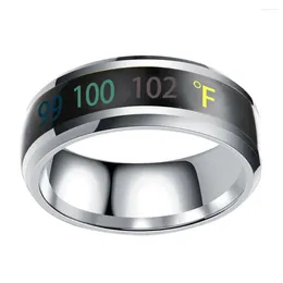 Cluster Rings Sensitive Couple Simple Temperature Fashion Lovers Jewelry Stylish Unisex Finger