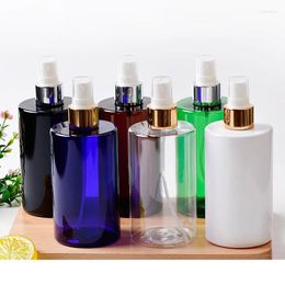 Storage Bottles 20pcs 300ml Empty Gold Silver Mist Sprayer Pump Black PET Bottle For Cosmetic Packaging Plastic Perfume Toilet Water