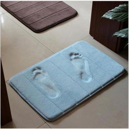 Carpets Slow Rebound Memory Foam Mats Waste-absorbing Slip-resistant Bath Mat Coral Fleece Doormat Carpet High Quality