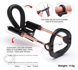 Men Penis Posture Corrector Enlargement Penis Extender Metal Bracket Pump Enlarger Stretcher Men Male Enhancement Kit Tension1488691