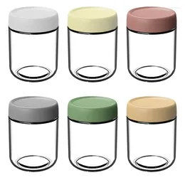 Storage Bottles 500ML Kitchen Glass Sealed Jar Small Moisture-proof White Sugar Tea Coffee Bean Box