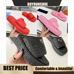 Comfort Designer sandals Womens slippers Slides womens Bottom slipper increase height slippers Womens Flat Thick luxury brand lightweight fashion eur 35-42