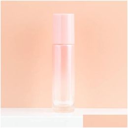Packing Bottles Wholesale 10Ml Gradient Essential Oil Bottle Glass Roll On Per Crystal Roller Ball Packaging Drop Delivery Office Sc Dhmwy