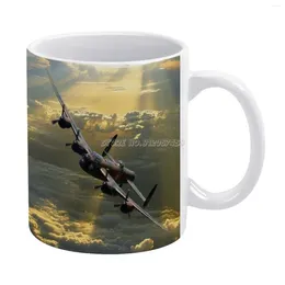 Mugs Above The Heavens Coffee Pattern Mug 330ml Milk Water Cup Creative Fathers Day Gifts Bbmf Avro Bomber War