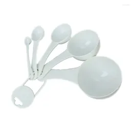 Bowls Lot 5 Pcs 100ml / 50ml 15ml 5ml 1ml Dispensers Plastic Measuring Spoons.