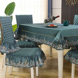 Table Cloth Minimalist Rectangular Dustproof Tea Tablecloth Non Slip High-quality Fabric Printed Chair Cover Home Decoration