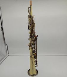 Brand MFC Soprano Saxophone Reference 54 Antique Copper Simulation Bflat Soprano Sax R54 Bronze Case Mouthpiece Reeds Neck9305192