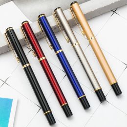 wholesale 12 Pack Elegant Metal Ballpoint Pens in Gold Silver Durable Business Signature Writing Instruments in Assorted Colors ZZ